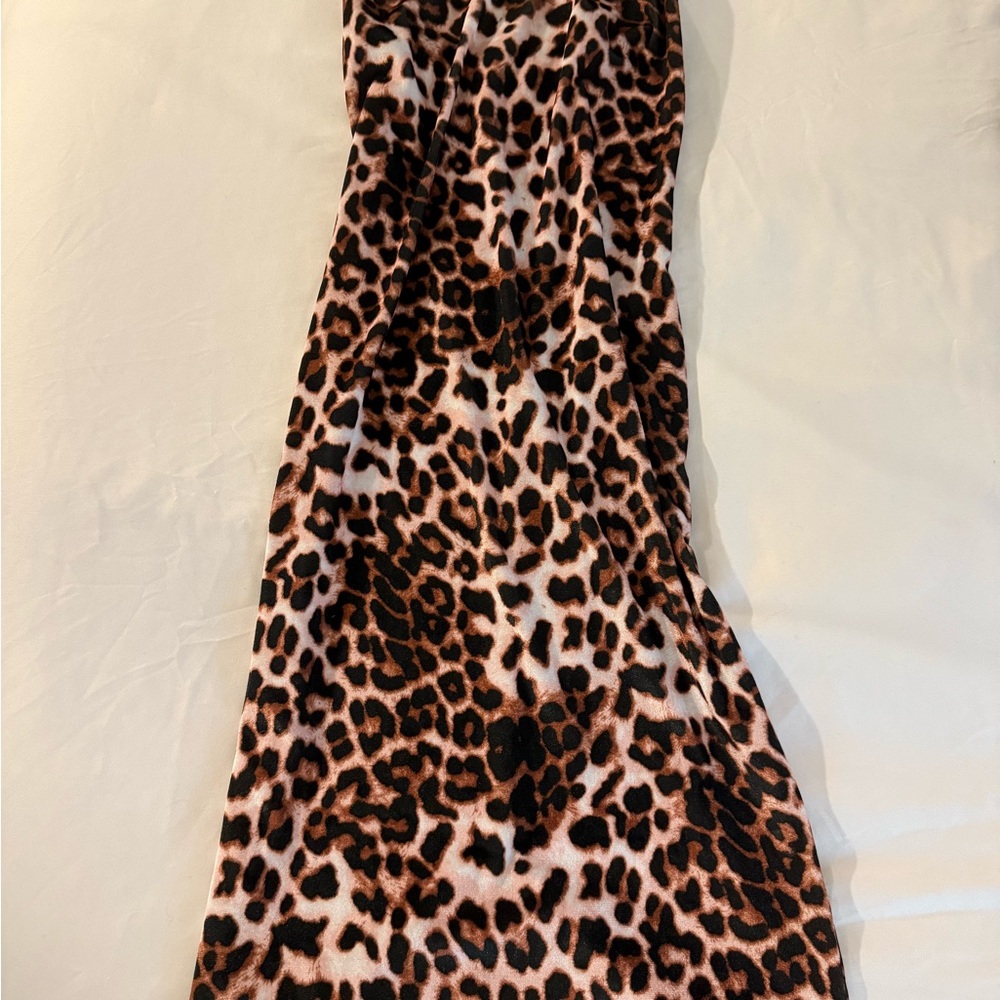 Leopard Print Maxi Dress